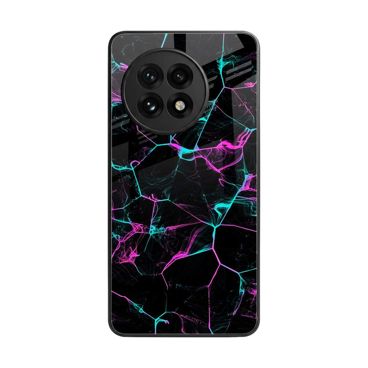 Nebula Veins back phone cover | glass case for oneplus 13r