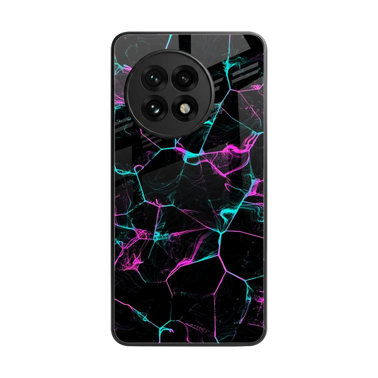 Nebula Veins back phone cover | glass case for oneplus 13r
