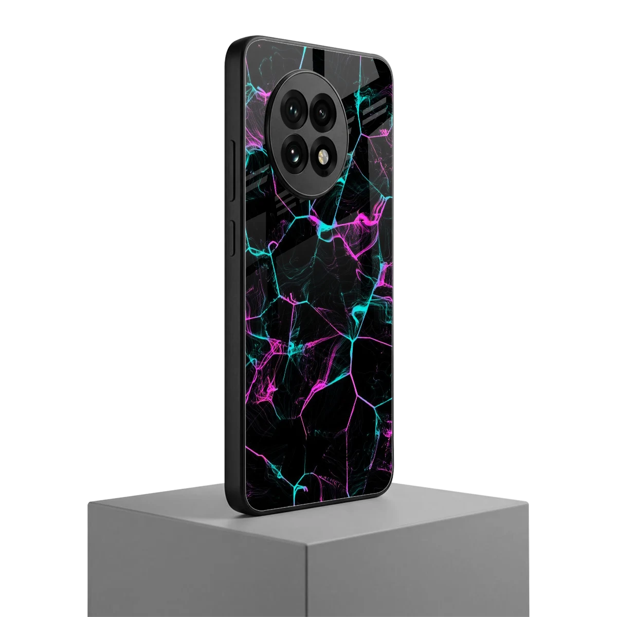 Nebula Veins oneplus 13r mobile cover | shockproof glass phone case