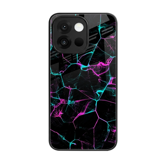 Nebula Veins back phone cover | glass case for oneplus 13s