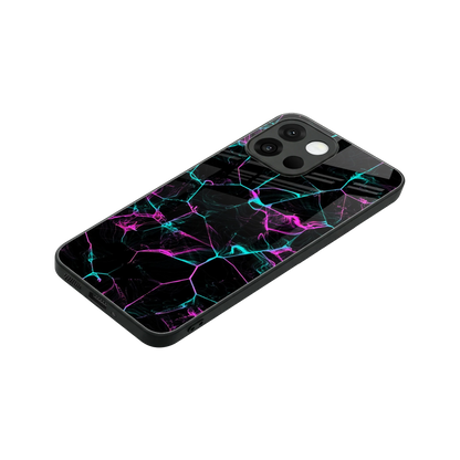Nebula Veins stylish phone case for oneplus 13s | glossy glass and slim fit