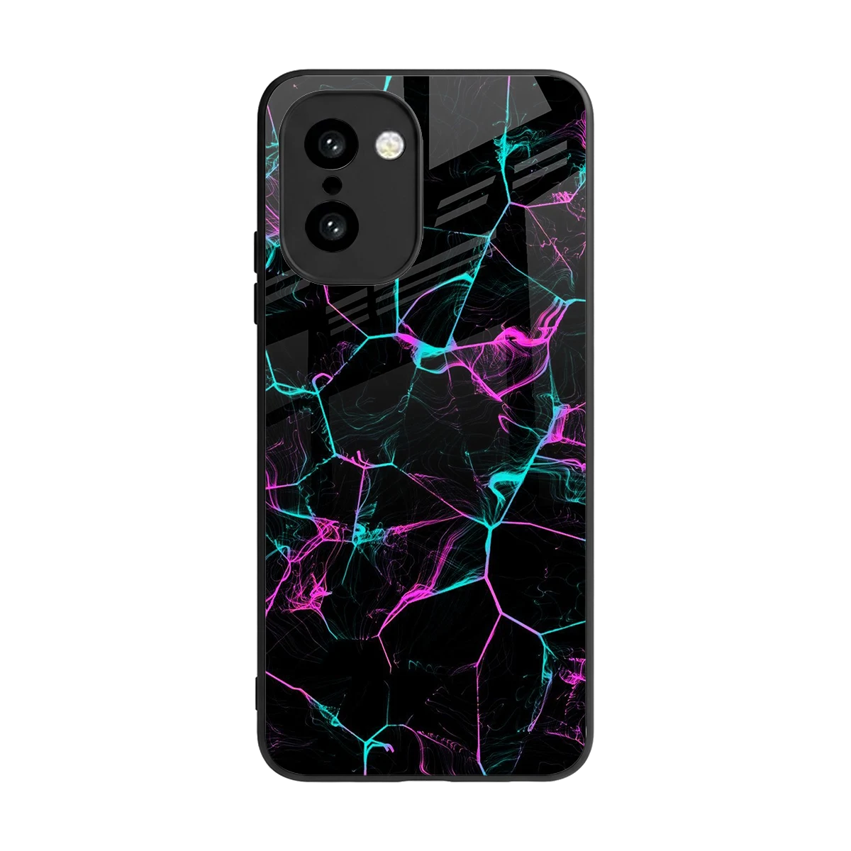 Nebula Veins back phone cover | glass case for oneplus 15r