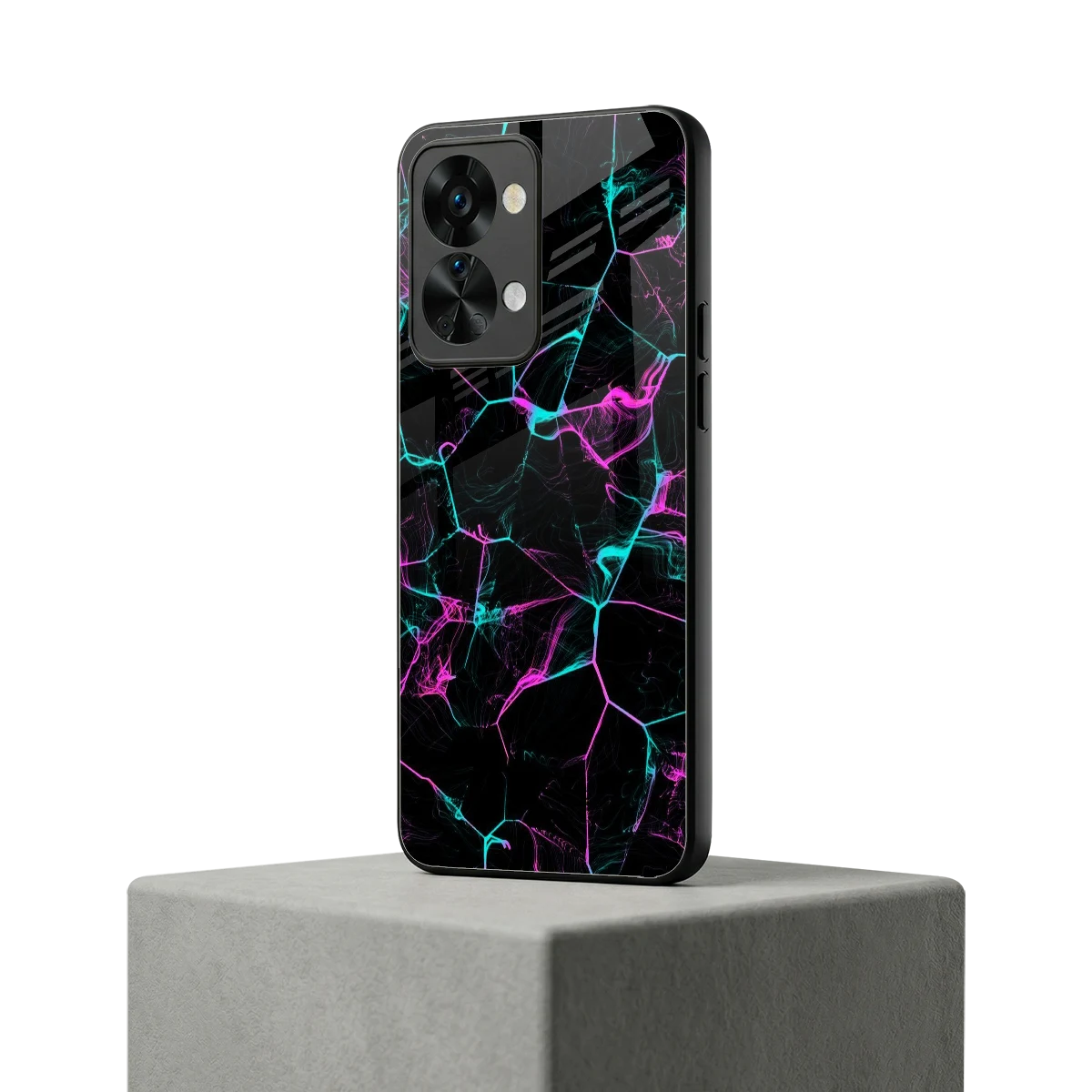 Nebula Veins oneplus nord 2t mobile cover | shockproof glass phone case