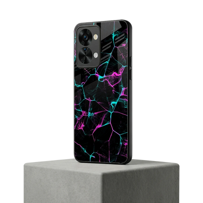 Nebula Veins oneplus nord 2t mobile cover | shockproof glass phone case