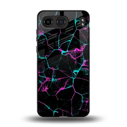 Nebula Veins back phone cover | glass case for oneplus nord 4