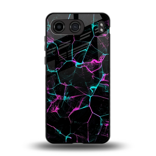 Nebula Veins back phone cover | glass case for oneplus nord 4