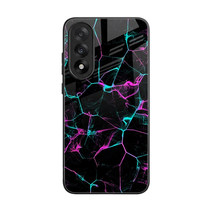 Nebula Veins back phone cover | glass case for oneplus nord 5