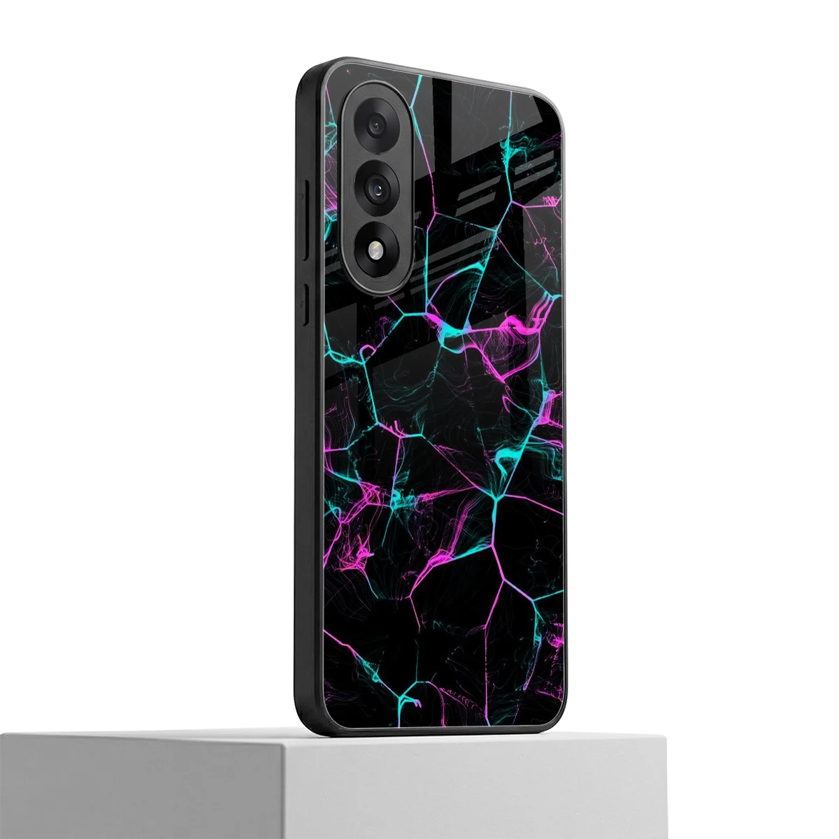Nebula Veins oneplus nord 5 mobile cover | shockproof glass phone case