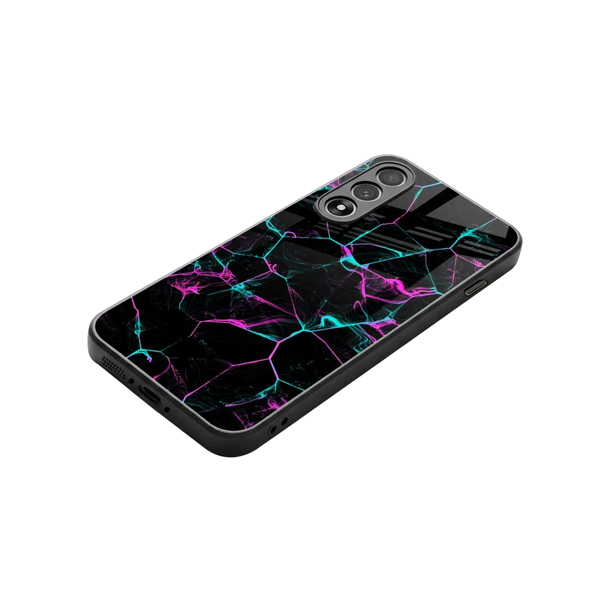 Nebula Veins stylish phone case for oneplus nord 5 | glossy glass and slim fit
