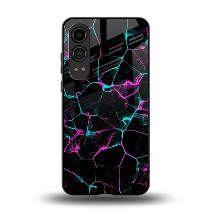 Nebula Veins back phone cover | glass case for oneplus nord ce 4 lite