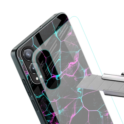 Nebula Veins stylish phone case for oneplus nord ce 4 lite | glossy glass and slim fit