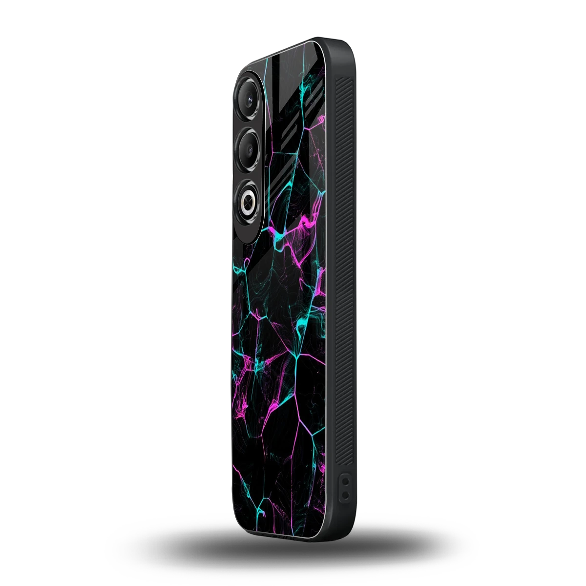 Nebula Veins oneplus nord ce 4 mobile cover | shockproof glass phone case