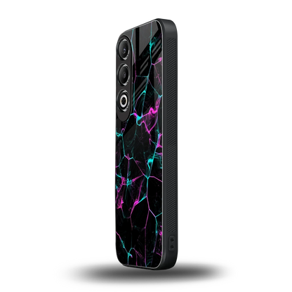 Nebula Veins oneplus nord ce 4 mobile cover | shockproof glass phone case