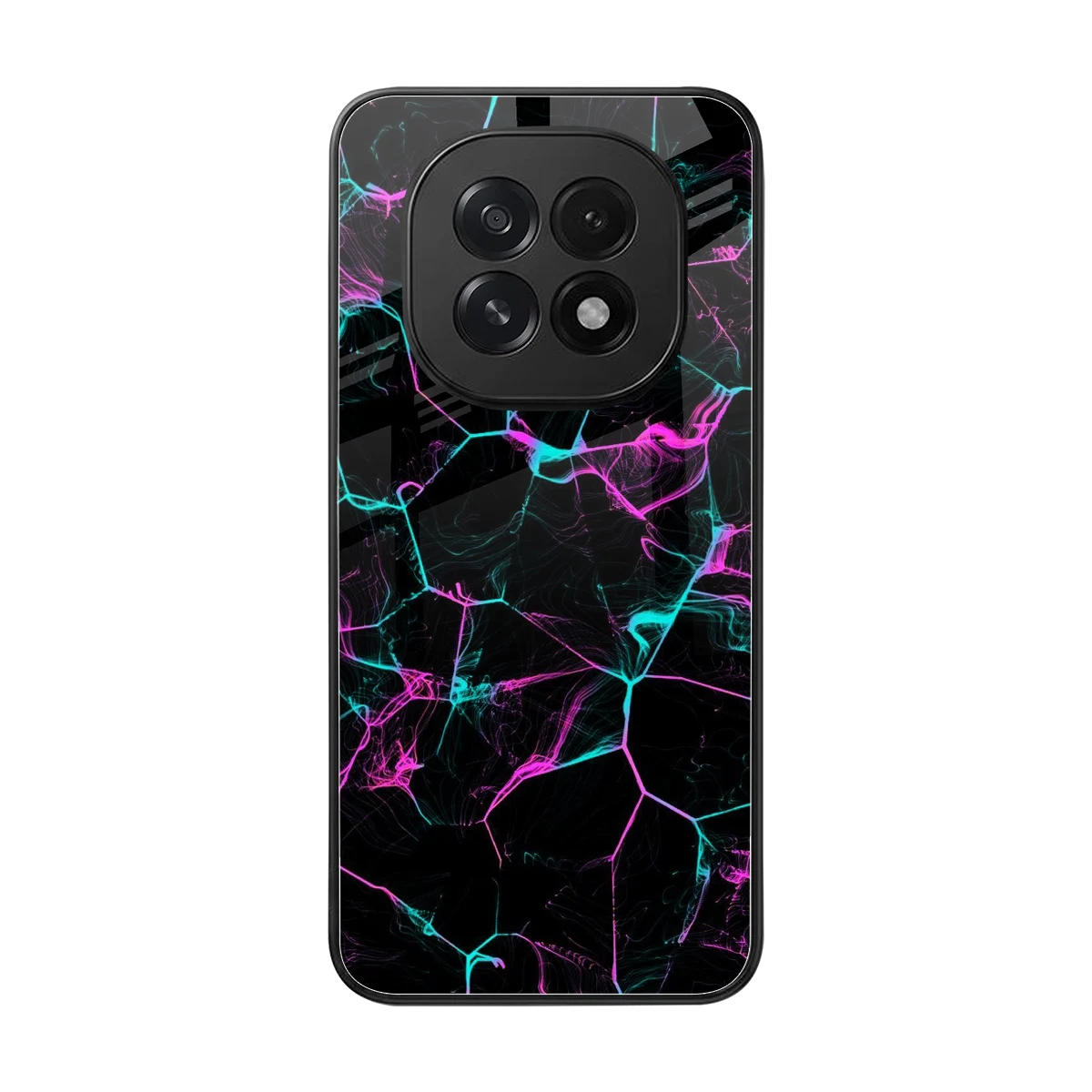Nebula Veins back phone cover | glass case for oppo f29 5g