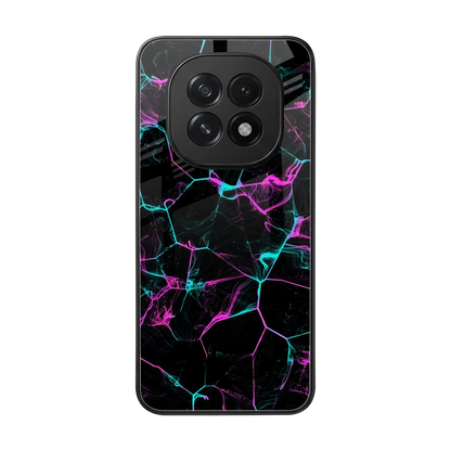 Nebula Veins back phone cover | glass case for oppo f29 5g