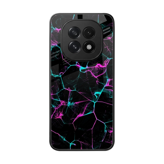 Nebula Veins back phone cover | glass case for oppo f29 5g