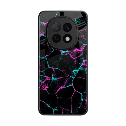 Nebula Veins back phone cover | glass case for oppo f29 pro 5g