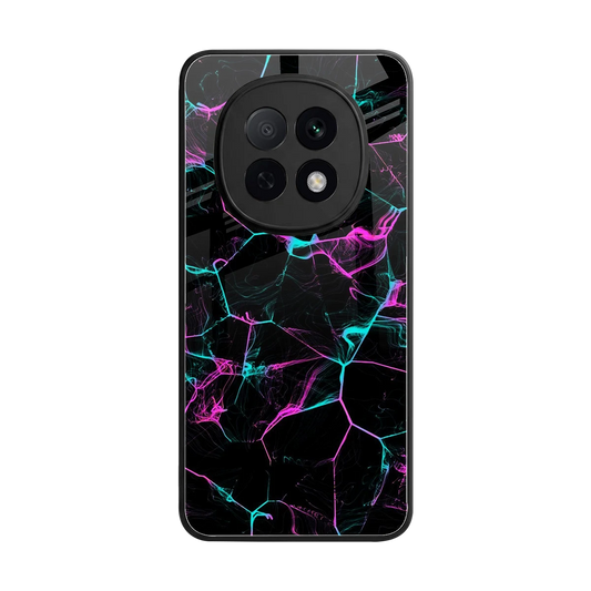Nebula Veins back phone cover | glass case for oppo f29 pro 5g