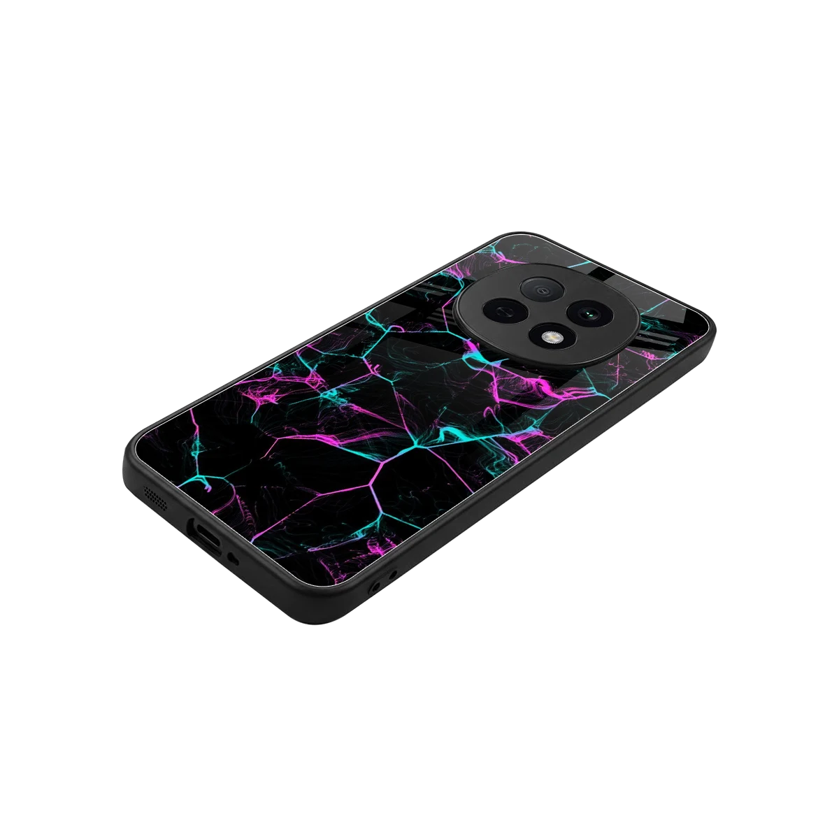 Nebula Veins stylish phone case for oppo f29 pro 5g | glossy glass and slim fit