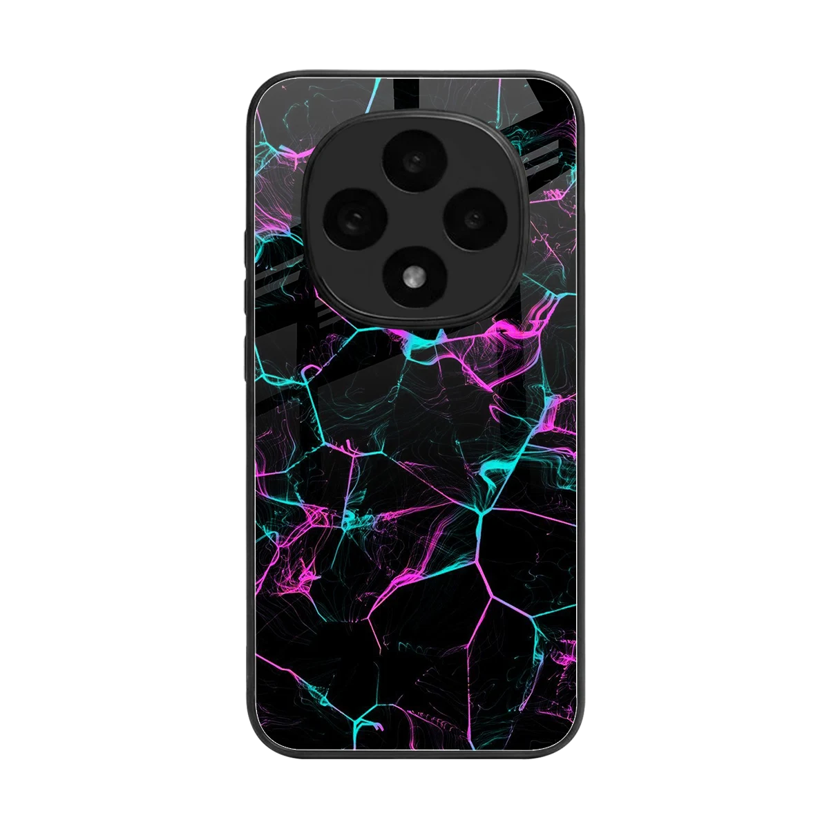 Nebula Veins back phone cover | glass case for oppo f31 pro 5g