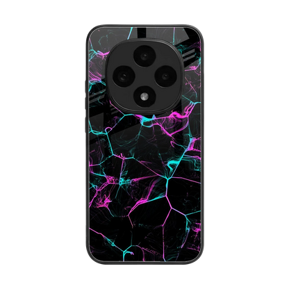 Nebula Veins back phone cover | glass case for oppo f31 pro 5g