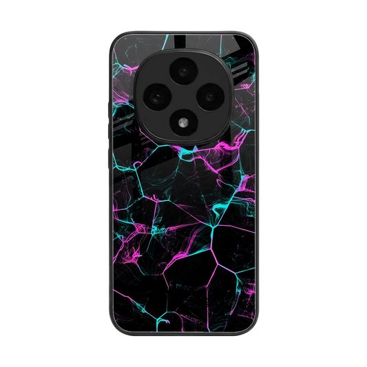 Nebula Veins back phone cover | glass case for oppo f31 pro 5g