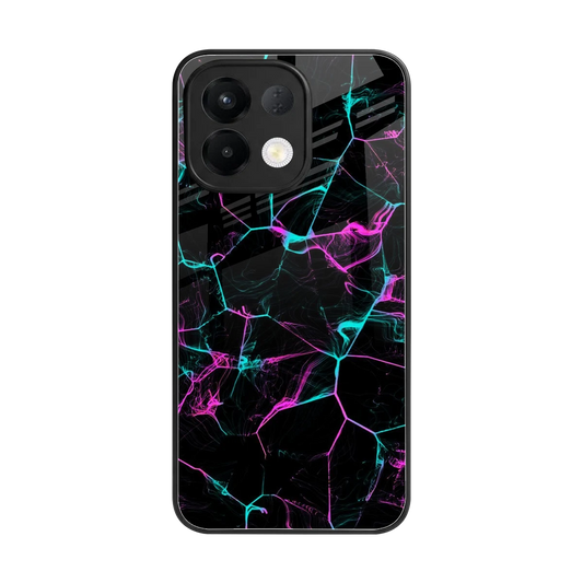 Nebula Veins back phone cover | glass case for oppo k13 5g
