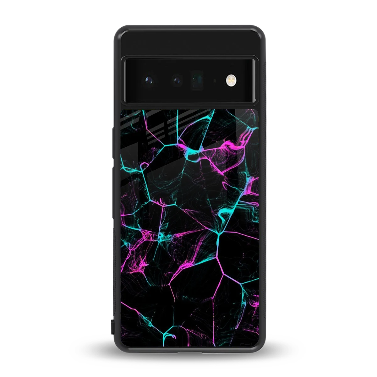 Nebula Veins back phone cover | glass case for google pixel 6 pro