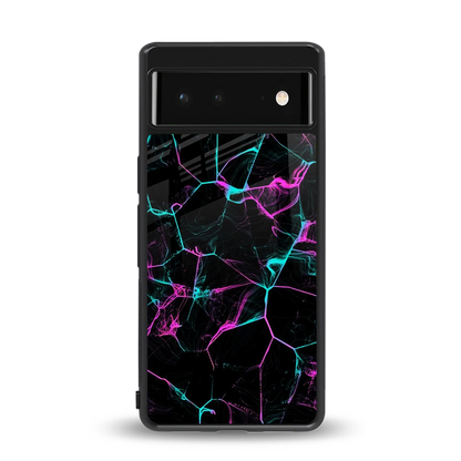 Nebula Veins back phone cover | glass case for google pixel 6a