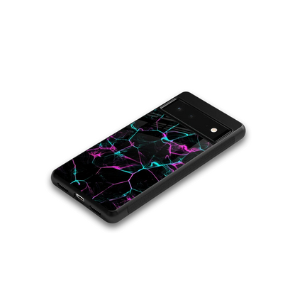 Nebula Veins google pixel 6 mobile cover | shockproof glass phone case