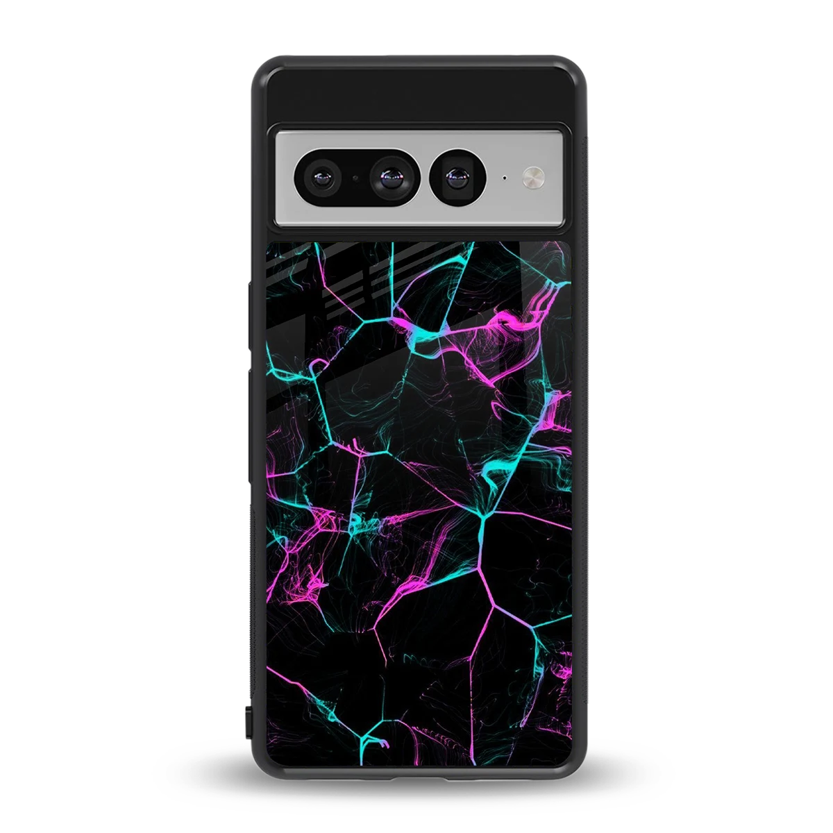 Nebula Veins back phone cover | glass case for google pixel 7 pro