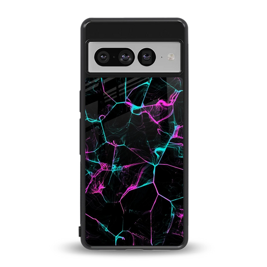 Nebula Veins back phone cover | glass case for google pixel 7 pro