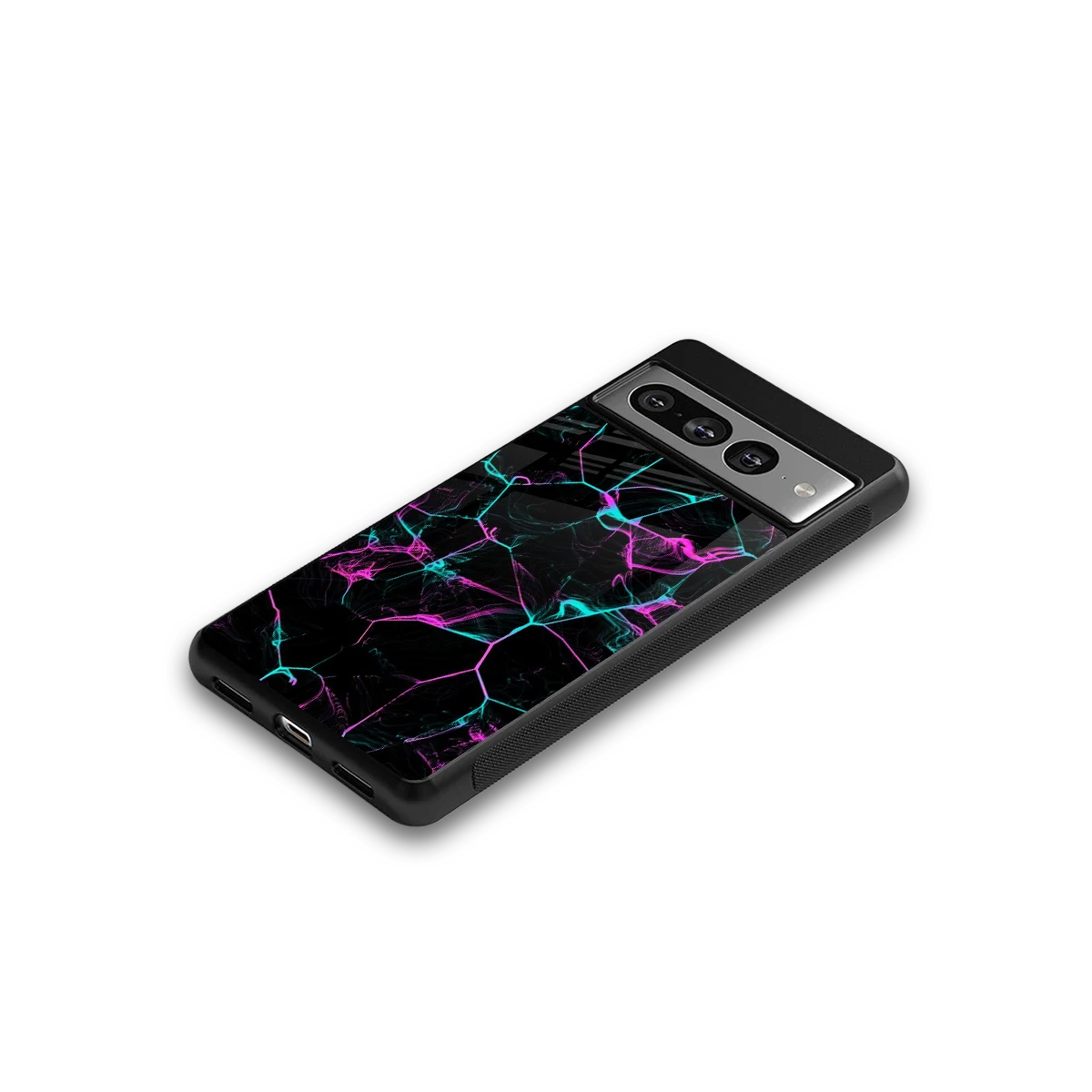 Nebula Veins google pixel 7 pro mobile cover | shockproof glass phone case