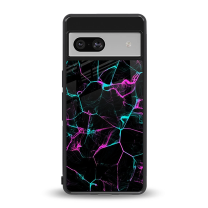Nebula Veins back phone cover | glass case for google pixel 7