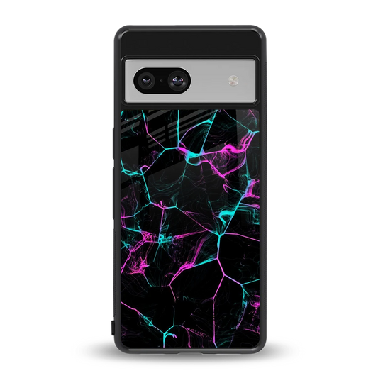 Nebula Veins back phone cover | glass case for google pixel 7