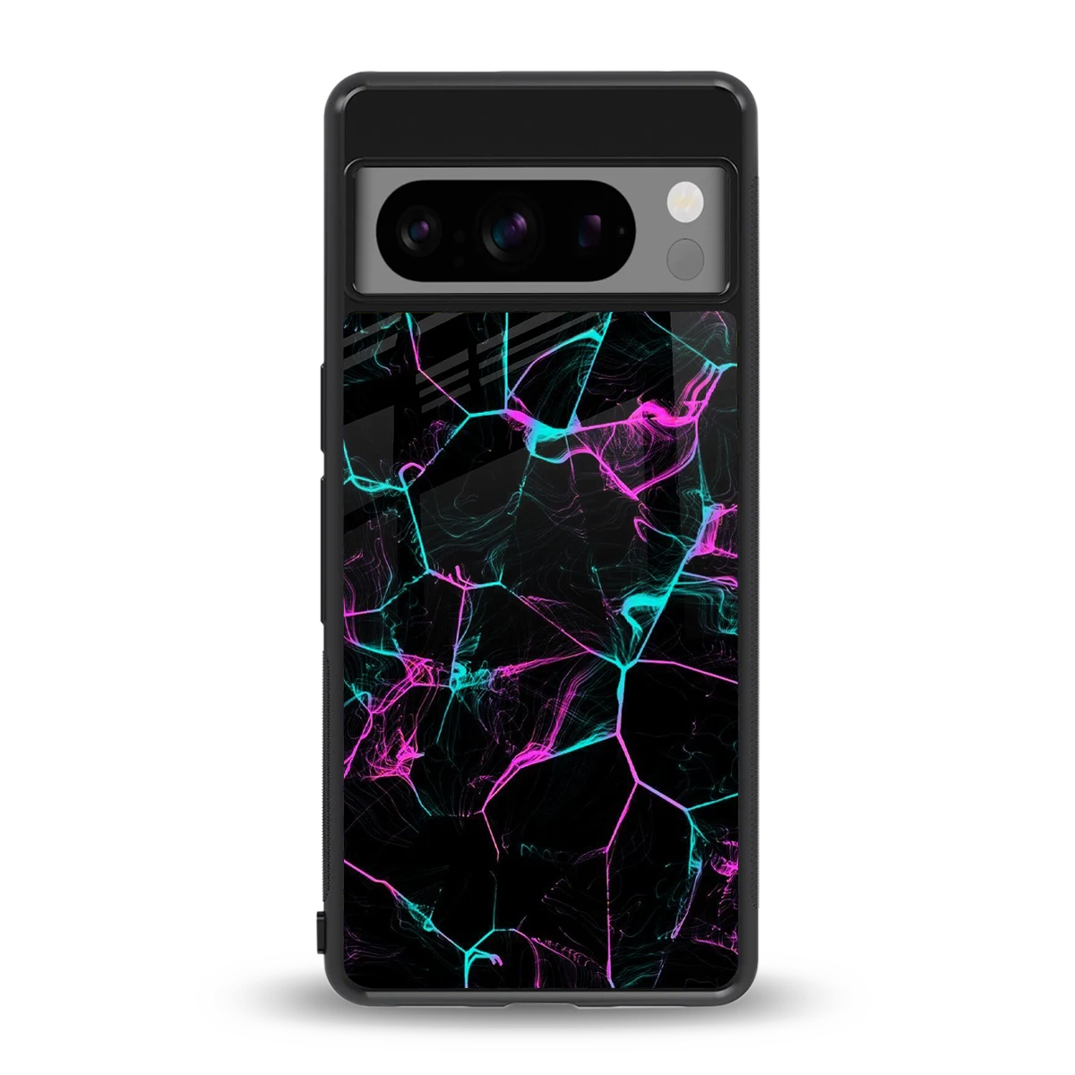 Nebula Veins back phone cover | glass case for google pixel 8 pro