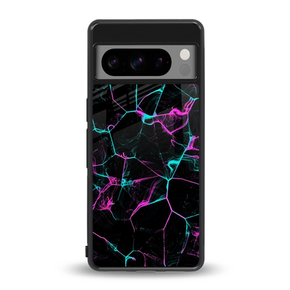 Nebula Veins back phone cover | glass case for google pixel 8 pro