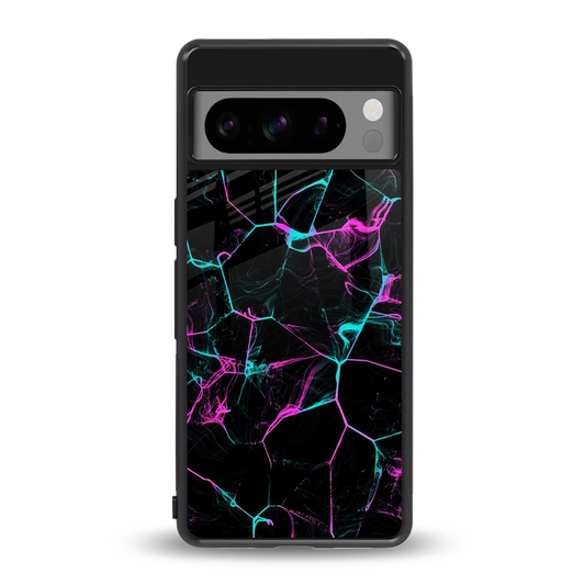 Nebula Veins back phone cover | glass case for google pixel 8 pro