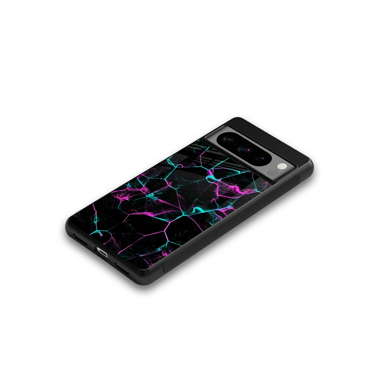 Nebula Veins google pixel 8 pro mobile cover | shockproof glass phone case