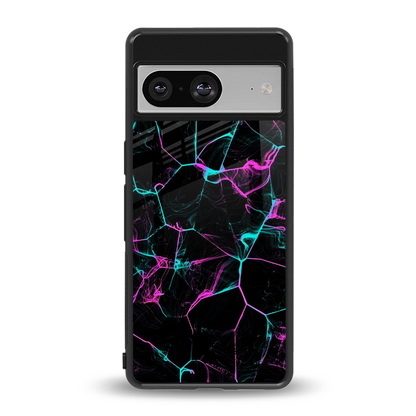 Nebula Veins back phone cover | glass case for google pixel 8
