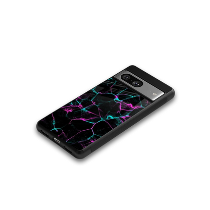 Nebula Veins google pixel 8 mobile cover | shockproof glass phone case
