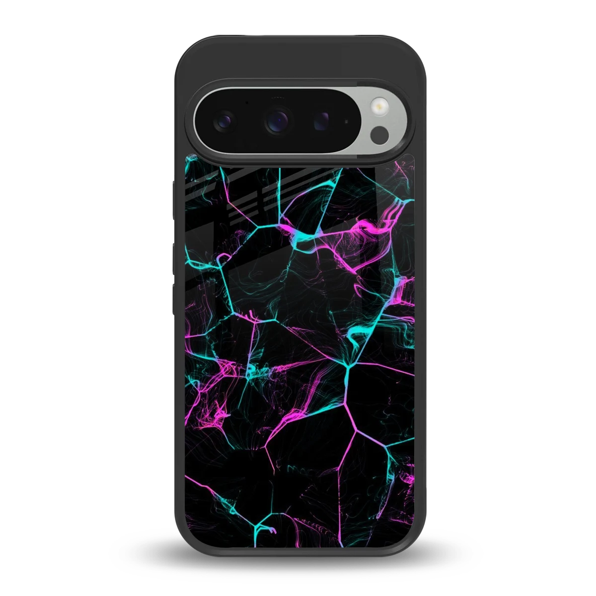 Nebula Veins back phone cover | glass case for google pixel 9 pro xl