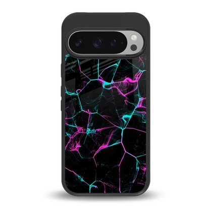 Nebula Veins back phone cover | glass case for google pixel 9 pro xl