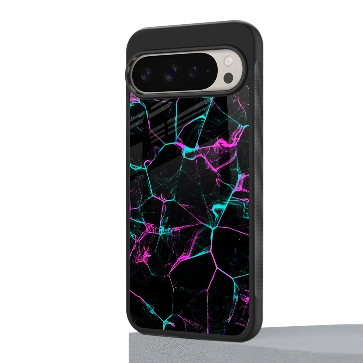 Nebula Veins google pixel 9 pro mobile cover | shockproof glass phone case