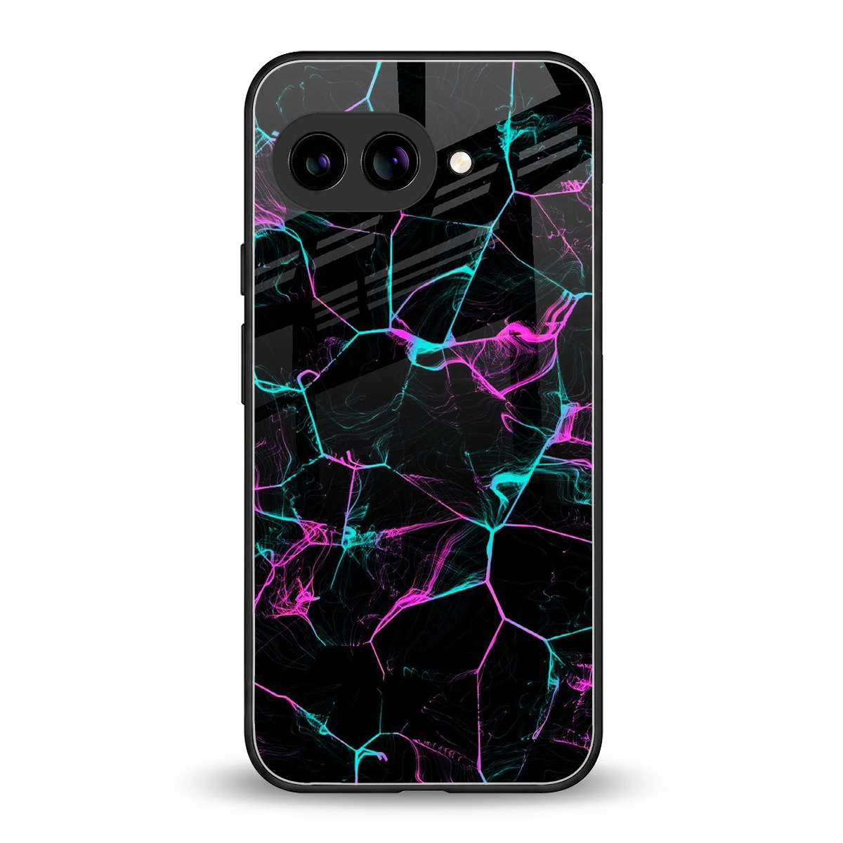 Nebula Veins back phone cover | glass case for google pixel 10a