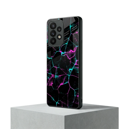 Nebula Veins samsung galaxy a23 mobile cover | shockproof glass phone case