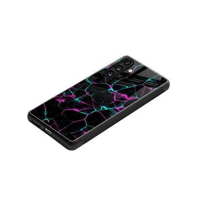 Nebula Veins stylish phone case for samsung galaxy m36 5g | glossy glass and slim fit