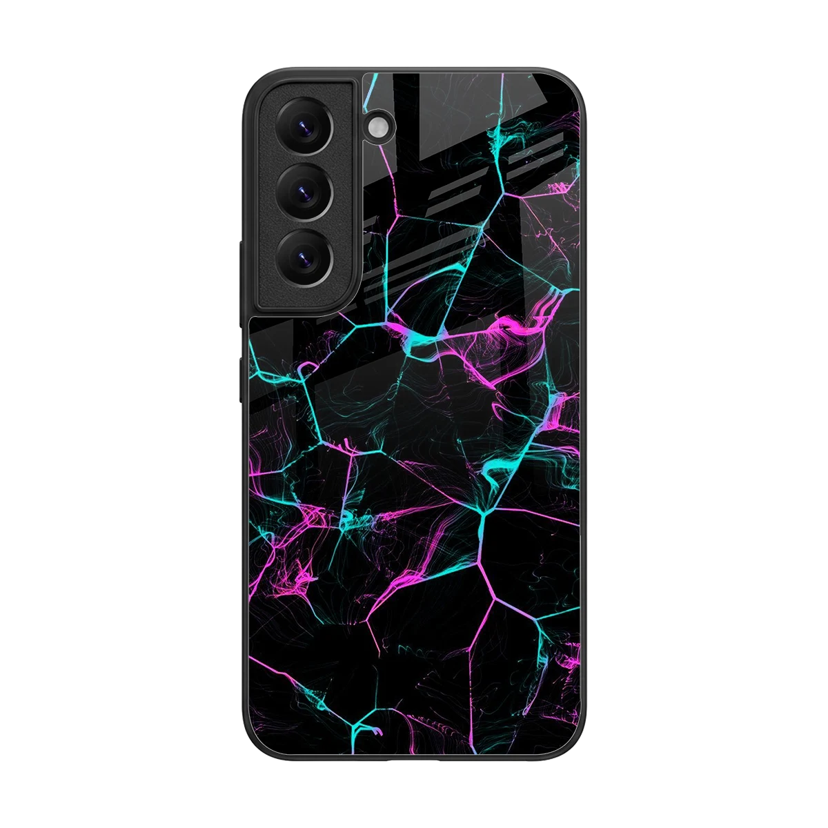 Nebula Veins back phone cover | glass case for samsung galaxy s22