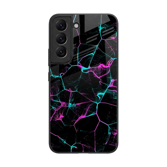 Nebula Veins back phone cover | glass case for samsung galaxy s22