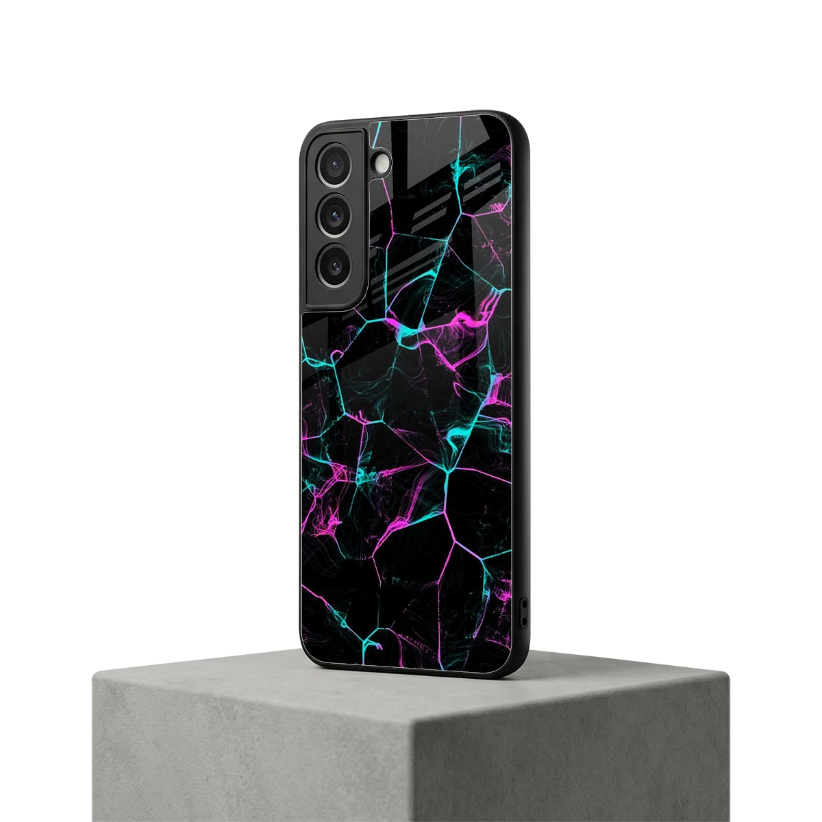 Nebula Veins samsung galaxy s22 mobile cover | shockproof glass phone case
